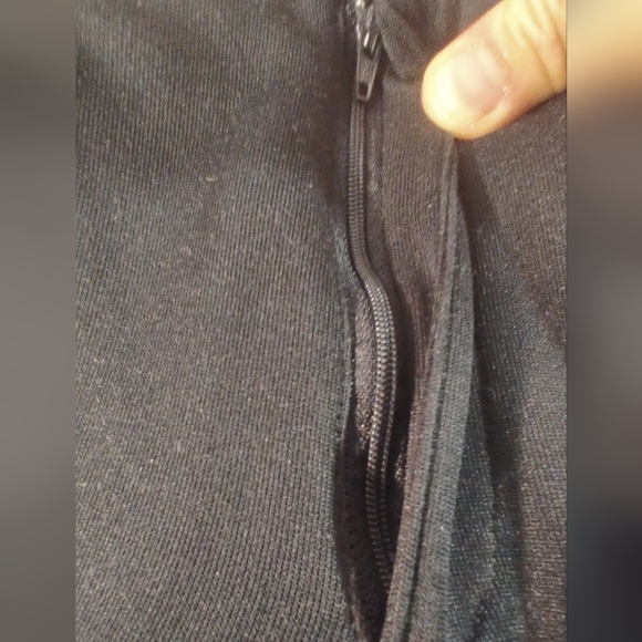 Adidas Originals Vintage 04  Mens Single Stripe Black Track Pants w Pockets M - Picture 15 of 16